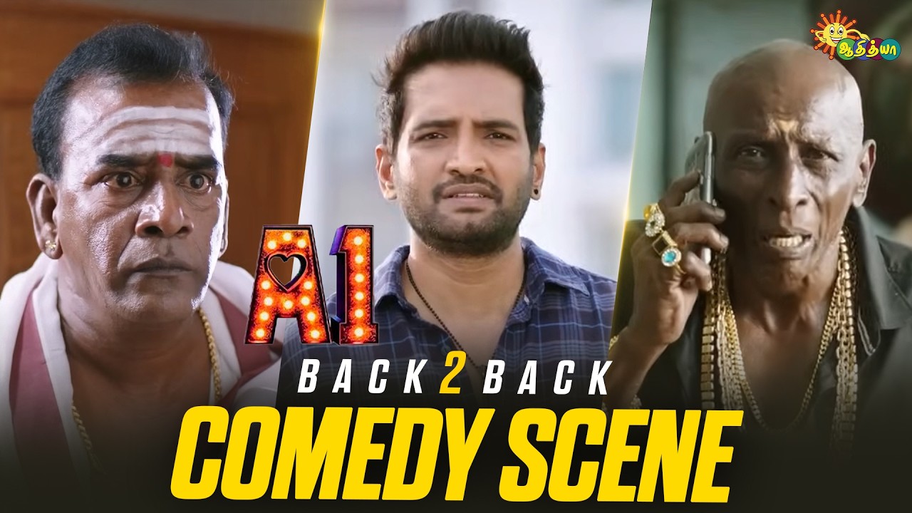 A1 - Back to Back Comedy Scenes 😂 | Santhanam | Seshu | Super Hit Comedy Scenes | Adithya TV