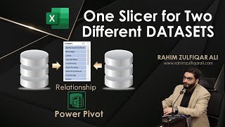 One Slicer for Two Different Datasets in Excel | Relationships | POWER PIVOT | Dashboard Reporting