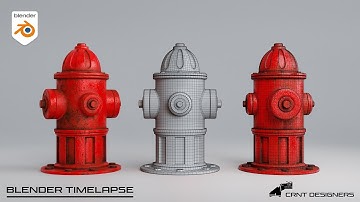 Fire Hydrant Modeling In Blender _ Blender Polygon Modeling