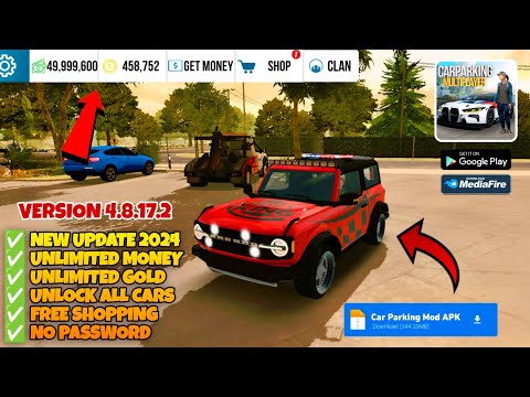 Car Parking Multiplayer Mod APK v4.8.17.2 - Unlimited Money & Gold All Cars Unlocked 