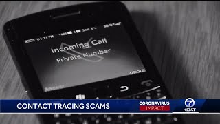 Scammers posing as contact tracers, health officials warn