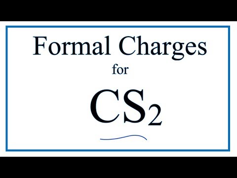 How to Calculate the Formal Charges for CS2 (Carbon disulfide)