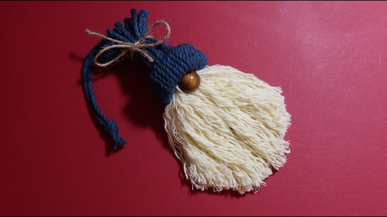 Craft gnomes with macrame