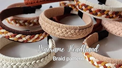 DIY: HOW TO MAKE MACRAME HEADBAND FOR BEGINNER | PAANO GUMAWA NG HEADBAND