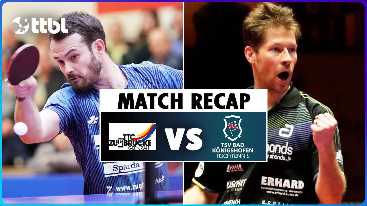 GRENZAU vs. BAD KÖNIGSHOFEN (Tischtennis Bundesliga Recap) | Matchday 1 | 2025/2026