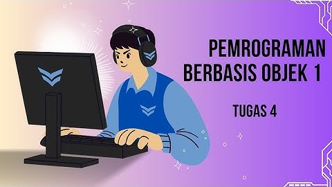 Tugas 4 Pemrograman Berbasis Objek 1 - Riski Hidayat - 2310010024 - Nonreg 4A ΤΙ Banjarmasin