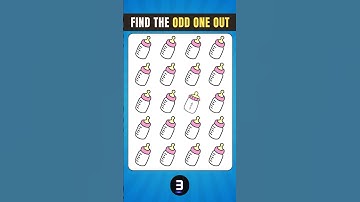 You think its easy? Find the ODD one before time runs out!⏱️Last one is HARDEST! | Emoji Quiz