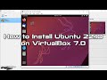 How to install ubuntu 2210 on virtualbox 70  sysnettech solutions