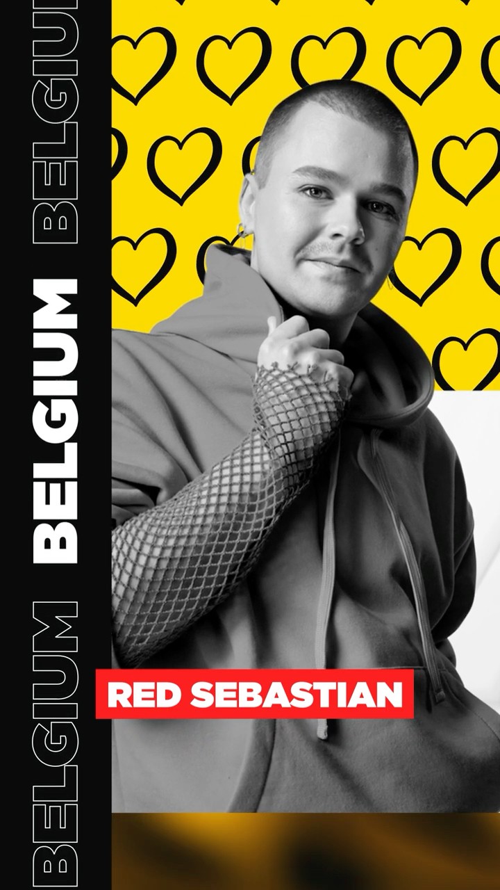 Red Sebastian is Belgium's artist for #Eurovision2025 after winning Eurosong ??