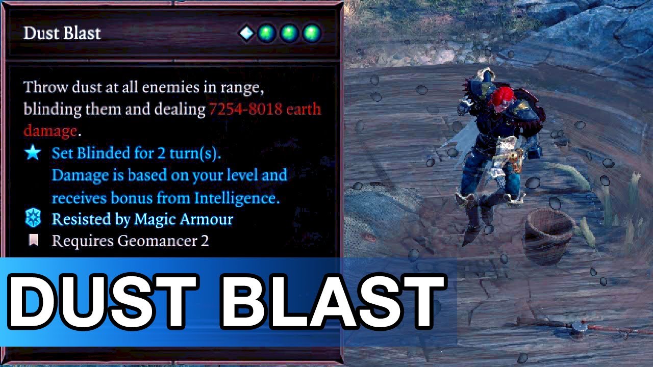 Dust Blast Divinity 2 [Crafted Skill] - YouTube