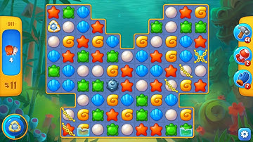 Fishdom Level 911 - No Boosters Or Hacks