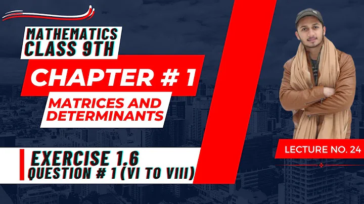 Class 9th maths Chapter 1 Exercise 1.6 | Q1 (part 6 to 8) | "Matrix Inversion Method"