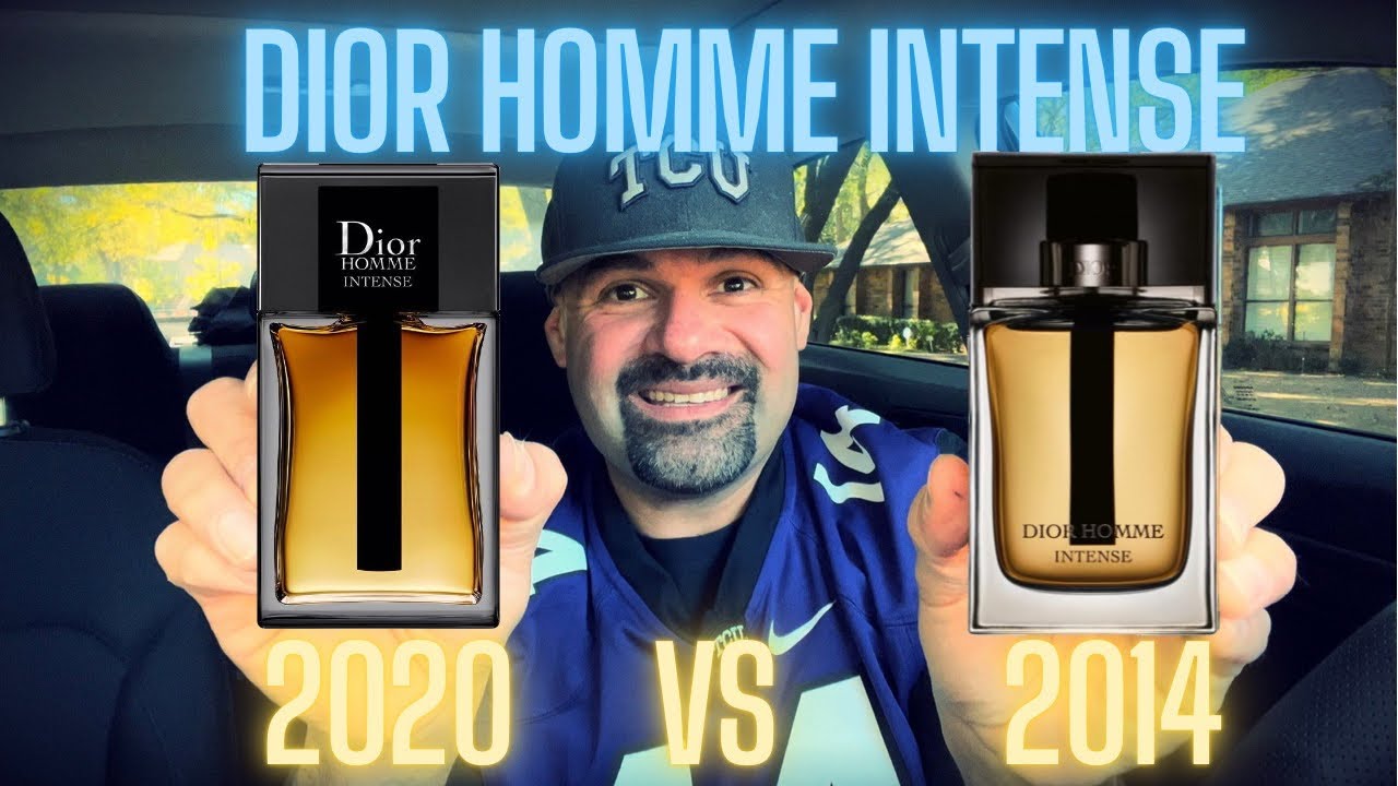Dior Homme Intense 2020 vs 2014 