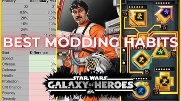 5 Modding Habits/Facts to live by in SWGOH