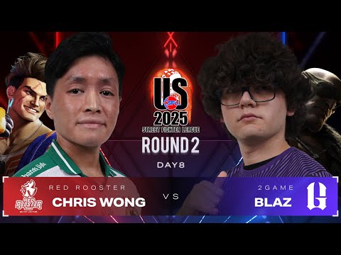 Chris Wong (Luke) vs. Blaz (Sagat) - Red Rooster vs. 2Game - Street Fighter League US 2025 Day 8