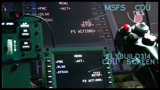 FlyBuild314 MFS20 737 CDU Screen