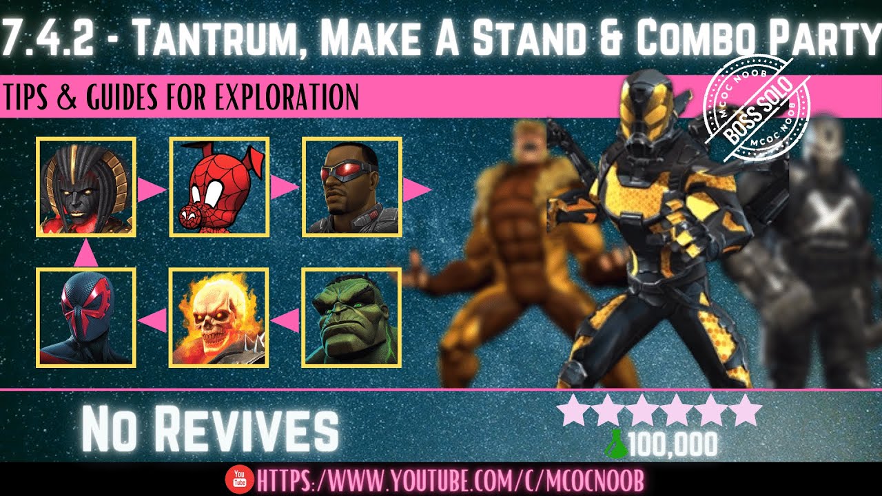 MCOC: Act 7.4.2 - Tantrum, Make A Stand & Combo Party (Book 2, Act 1.4)