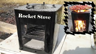 Roket Ocağı Yapımı/How To Make a Rocket Stove