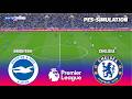 Brighton &amp; Hove Albion F.C. vs Chelsea | Premier League | PES 2021 Simulation