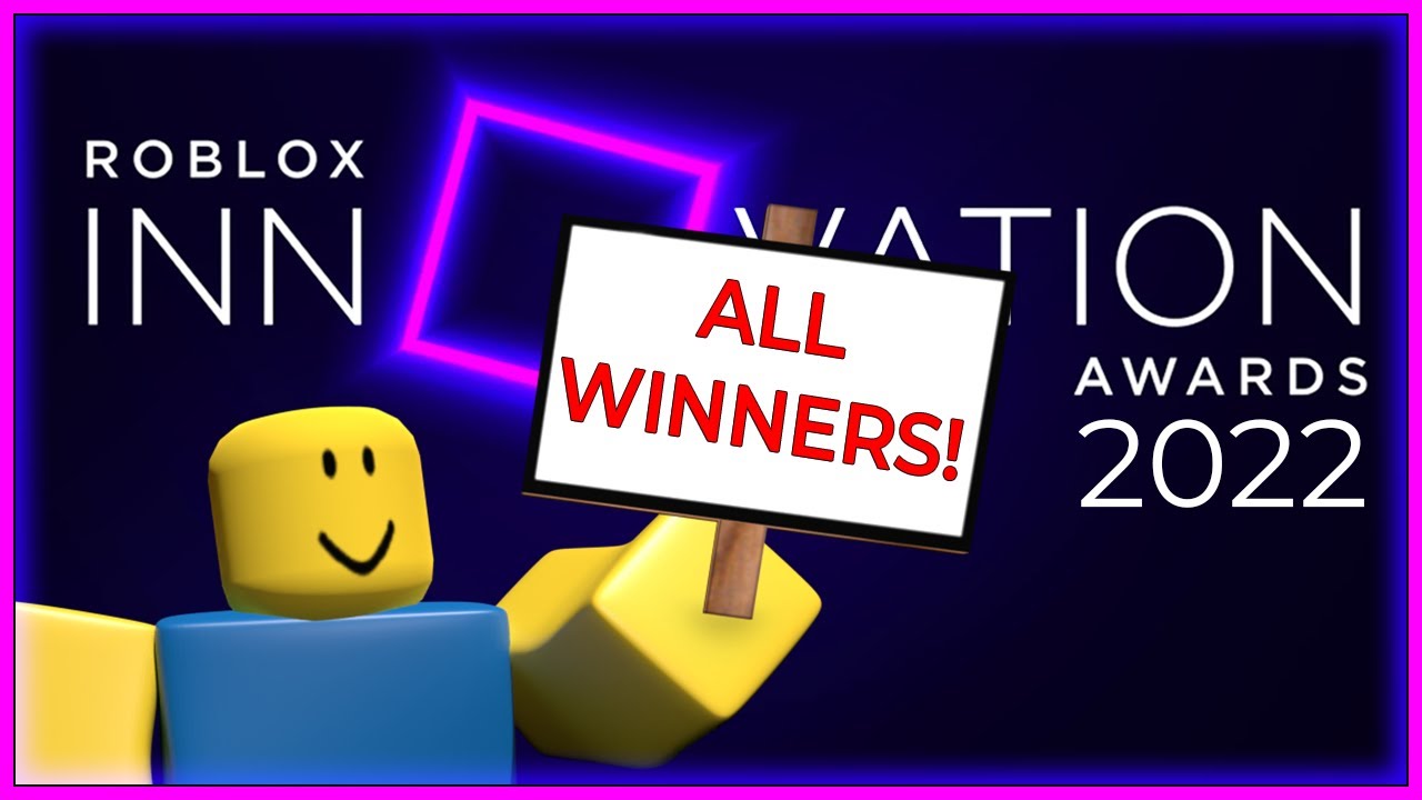 ALL WINNERS of the Roblox Awards! Roblox Innovation Awards 2022