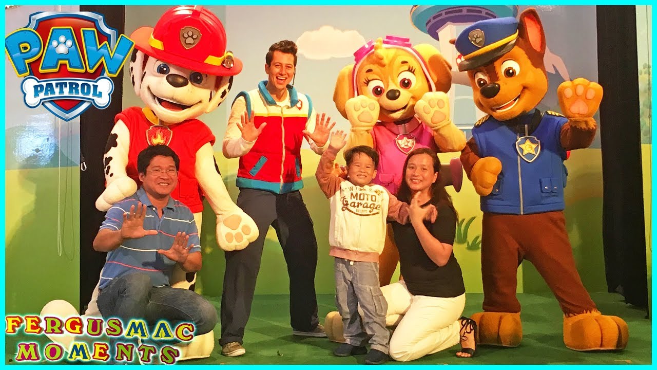 Paw Patrol Meet and Greet with Marshall Ryder Skye Chase at United