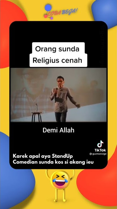 Stand Up comedy sunda, sundanese ngakak