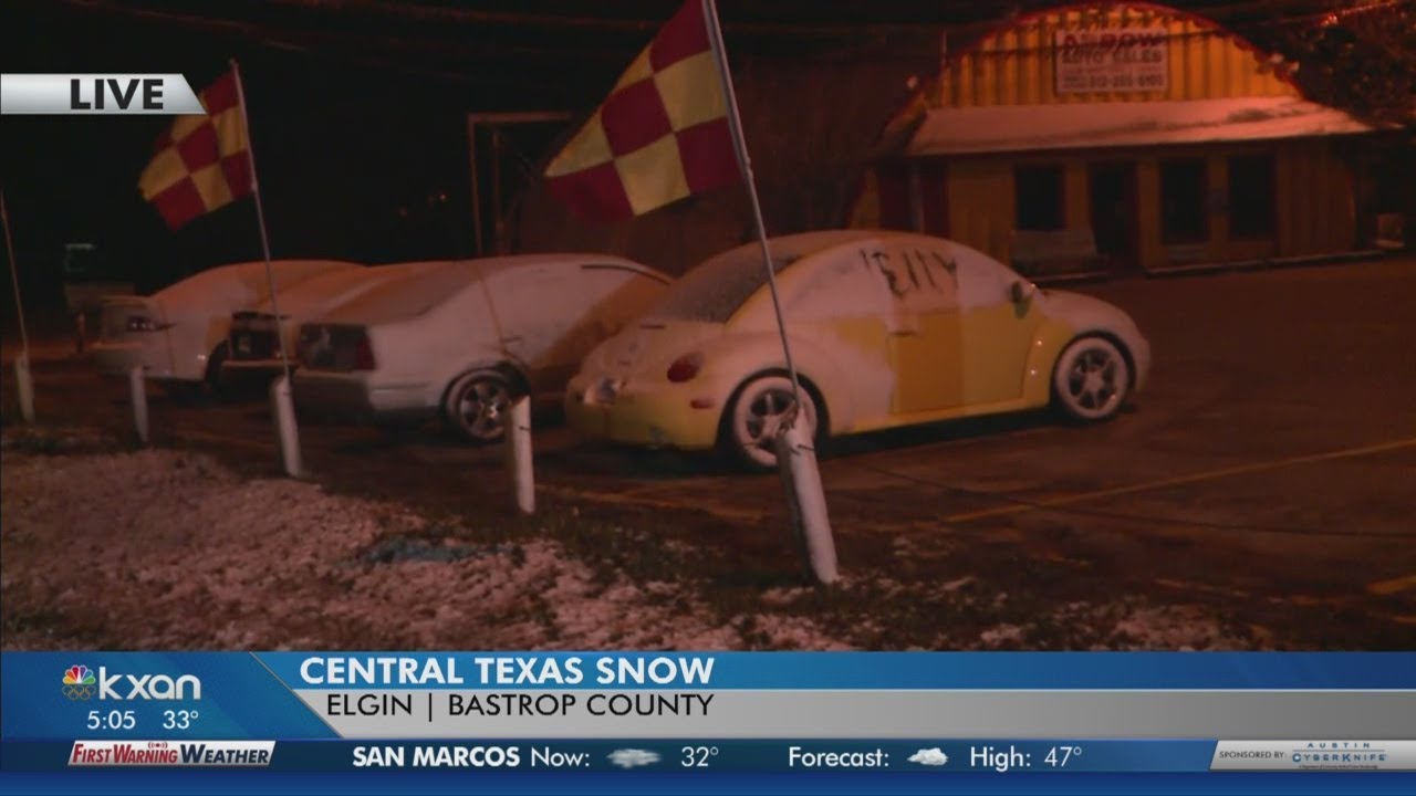 Snow in Elgin YouTube