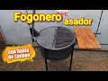 DIY Fogonero ASADOR !! con llanta de camión !! #locosxelasado