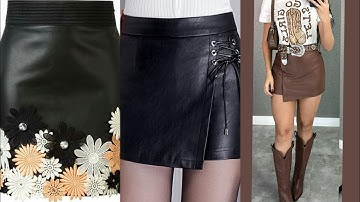🌟 Modern Glam | Chic Leather Mini Skirts to Elevate Your 2025 Wardrobe