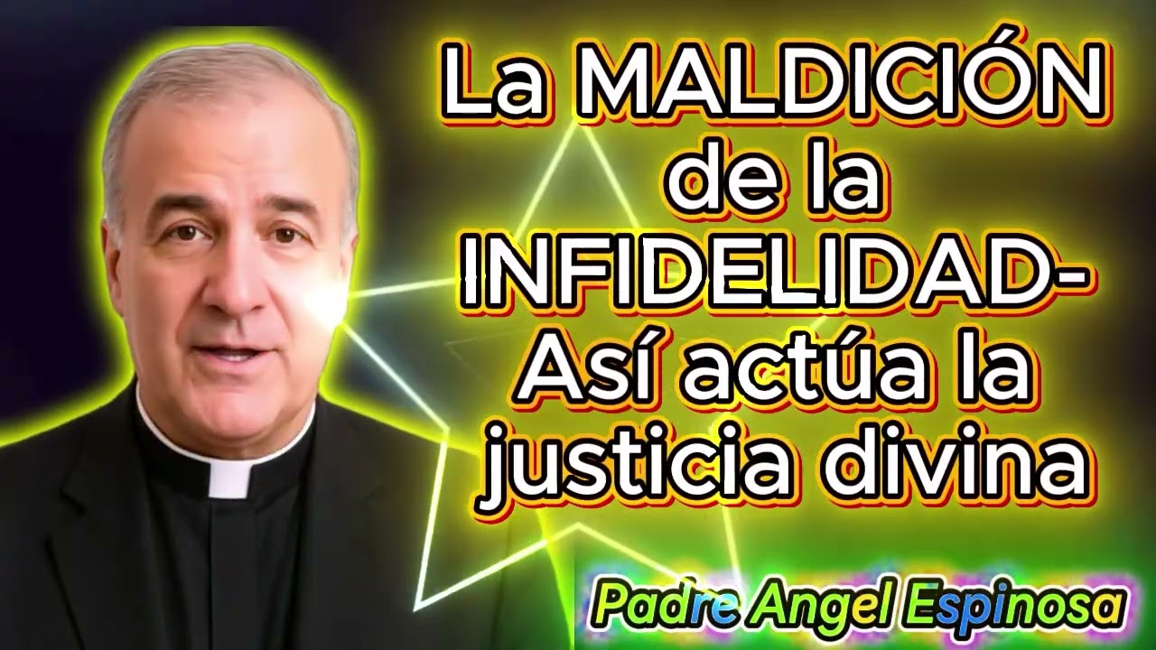 La MALDICIÓN de la INFIDELIDAD 🙏 Así actúa la justicia divina 🙏  Padre Ángel Espinosa de los Montero