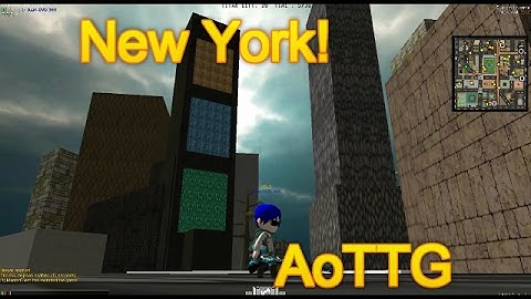 New York(Manhattan)! en AoTTG (Custom map)
