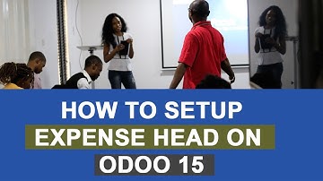 How to setup expense head categories in Odoo 15