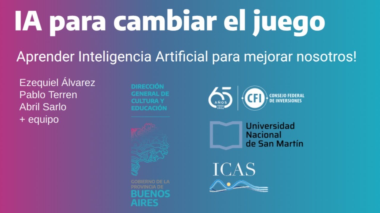 IA para cambiar el juego, clase 1: Introducción a la Inteligencia ...