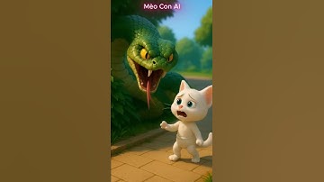 Mèo con được Rumi cứu thoát khỏi con rắn khổng lồ #shorts #cat #ai #meow #catvideos #aicat