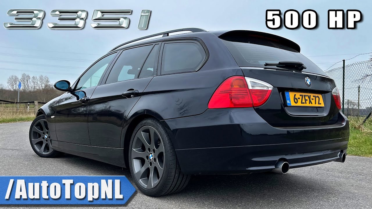 500HP BMW 335i E91 Touring *289KM/H* REVIEW on AUTOBAHN by AutoTopNL 