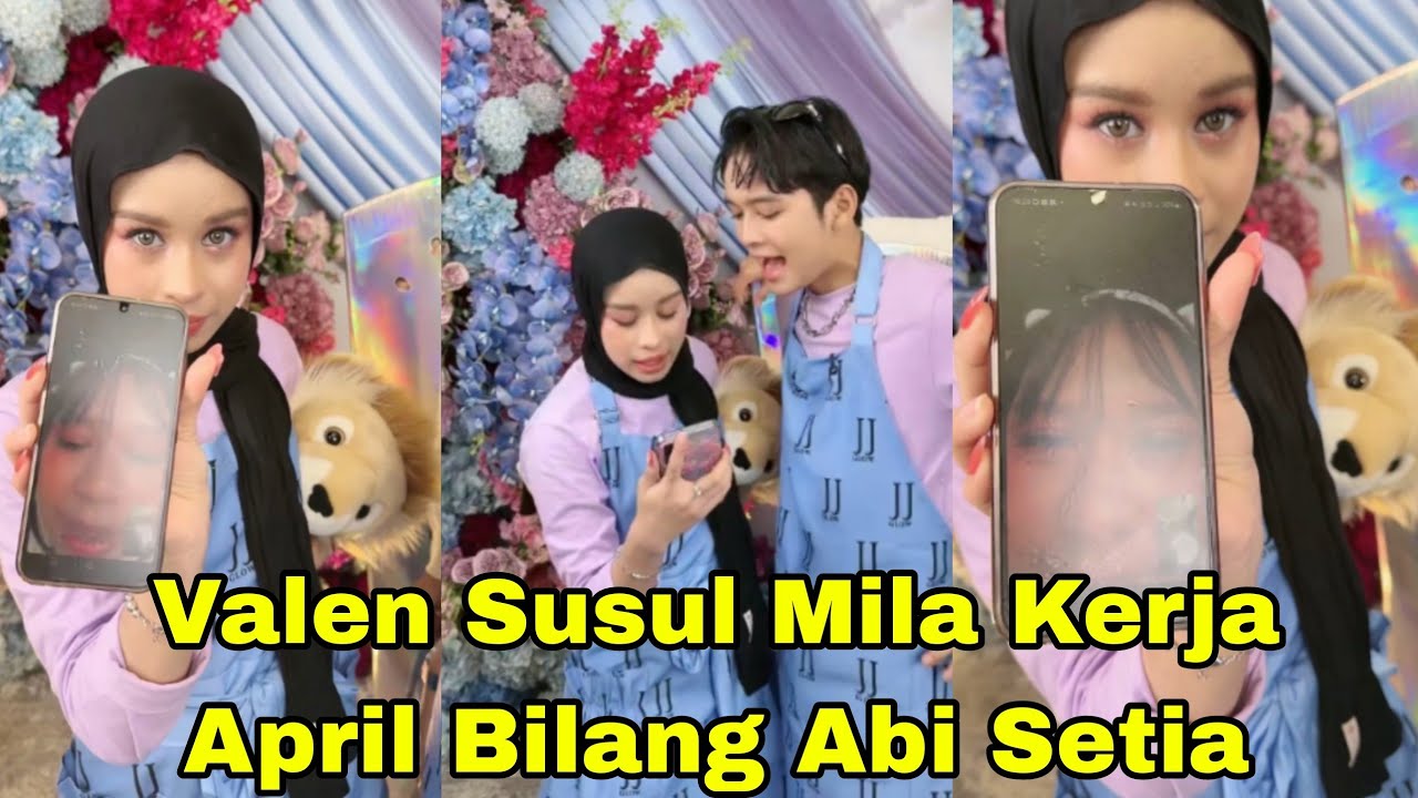 VALEN SUSUL MILA KERJA, ABI DI SINI UMI MILA SENYUM