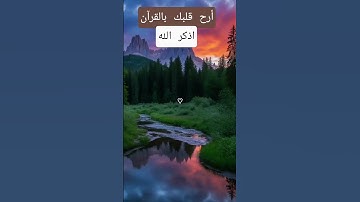 اذكر الله 🌿❤️ #القرآن_الكريم #الرحمن #fypyoutube #راحة_نفسية #المصحف #اذكار_الصباح