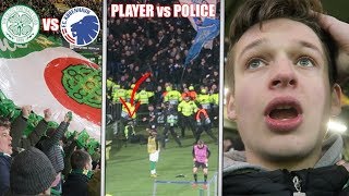 PLAYERS FIGHT POLICE and CELTIC CRASH OUT Europa League vs COPENHAGEN