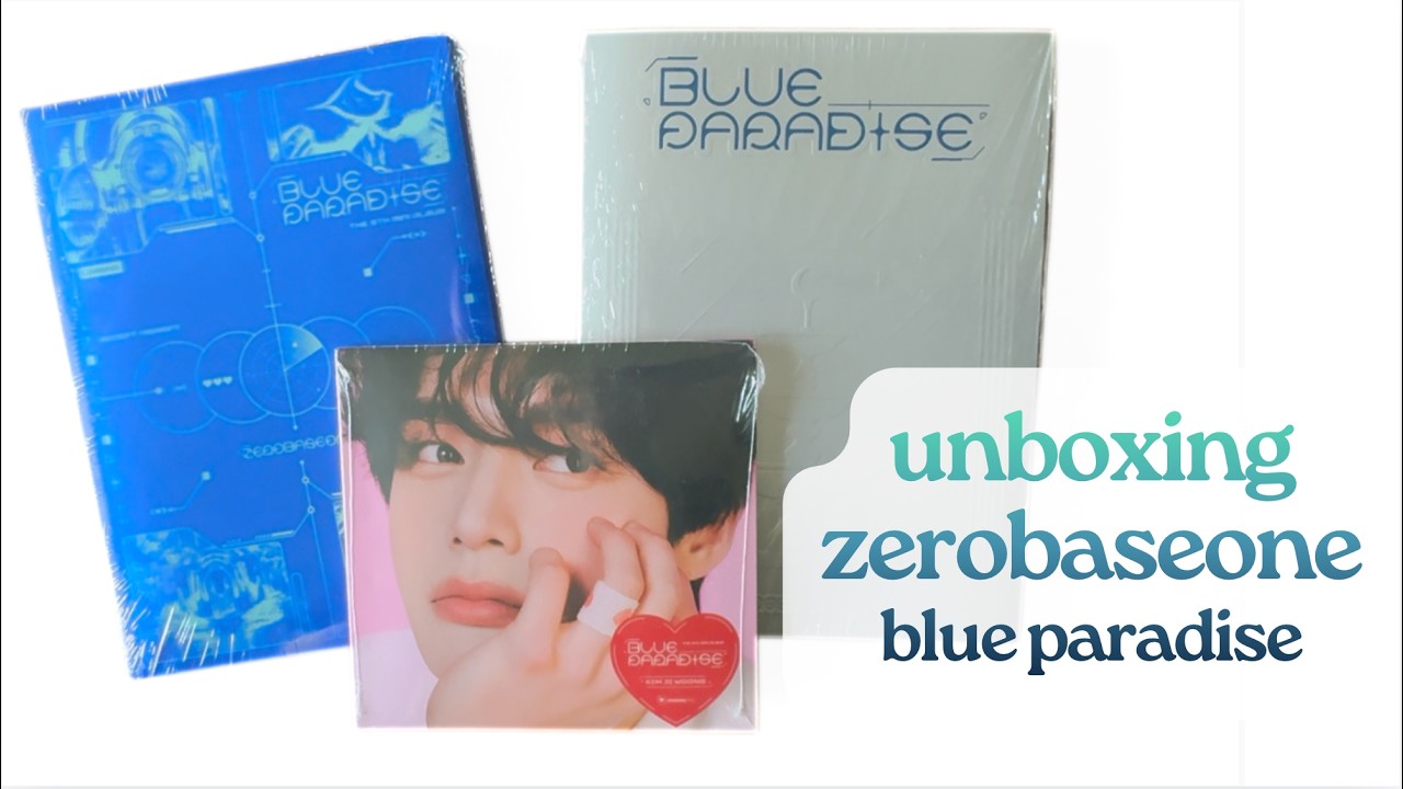 unboxing zerobaseone - blue paradise - YouTube