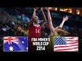 Australia 🇦🇺 v USA 🇺🇸 - Classic Full Games | FIBA Women's World Cup 2014