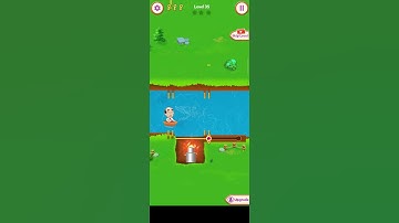 Save Daddy Level 35 Failed - Pin Puzzle Game | Help Daddy By Pull Him Out From The Puzzle Trap