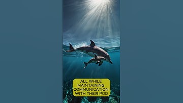 🐬 The Secret Language of Dolphins: How They Talk Underwater! 🌊✨  #amazingnature #dolphin