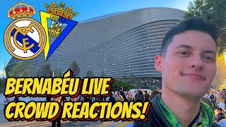 🚨 Real Madrid CONQUER LaLiga😤 Real Madrid vs Cadiz Bernabeu Live Crowd Reactions Vlog!