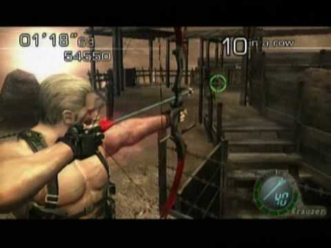 RE4:WE - Krauser - Mercenaries - Military Base - YouTube