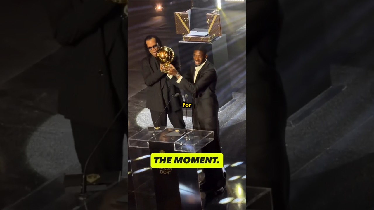 🔥 Dembélé Shocks the World with Ballon d’Or Win!