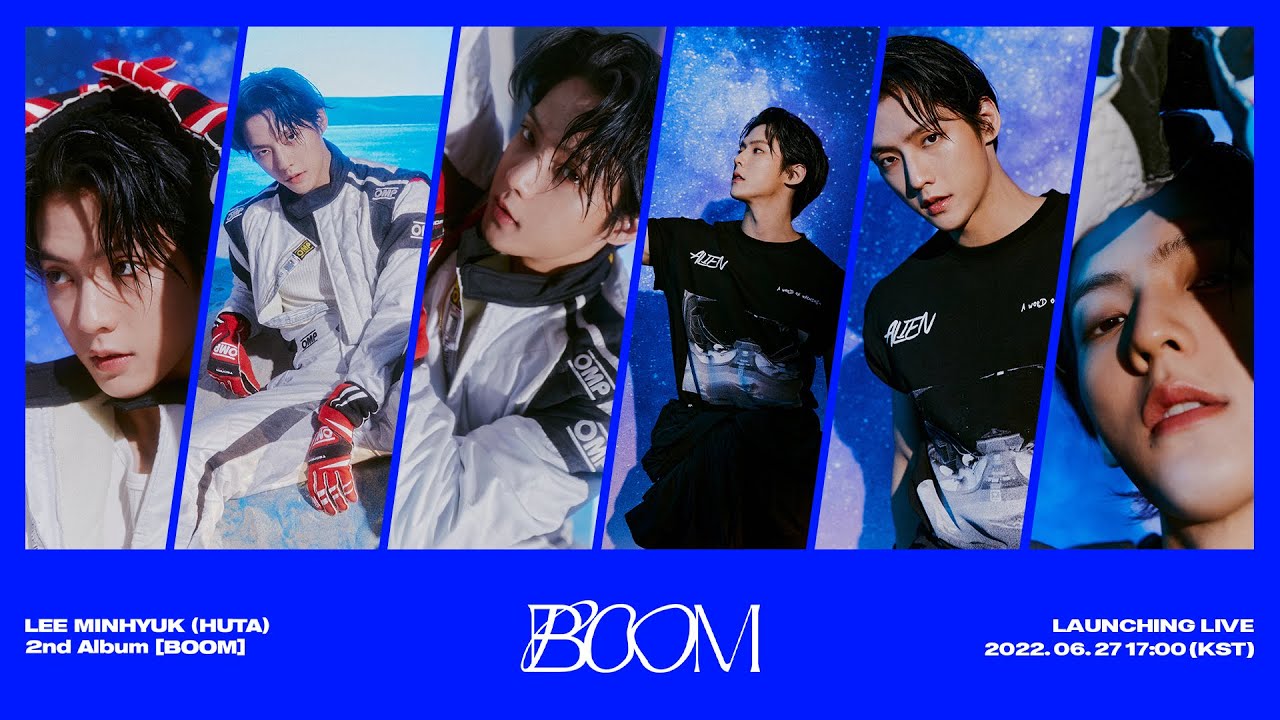Minhyuk HUTA BOOM サノクトレカ LEE MINHYUK (HUTA) 2nd Album [BOOM] Launching Live - YouTube