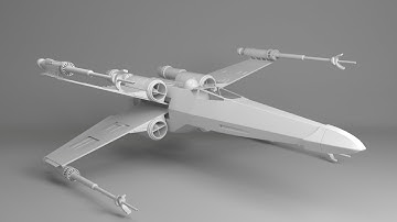 How To Model A HighPoly X Wing in Blender - Part 1