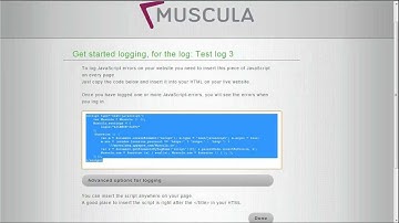 Logging JavaScript errors with Muscula