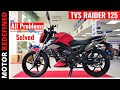 TVS Raider 125 All Problems With Complete Solution | Features and Price | Motor Redefined