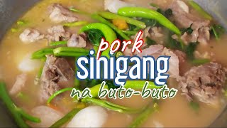 SINIGANG NA BUTO BUTO | SINIGANG NA BABOY RECIPE | LUTONG PINOY